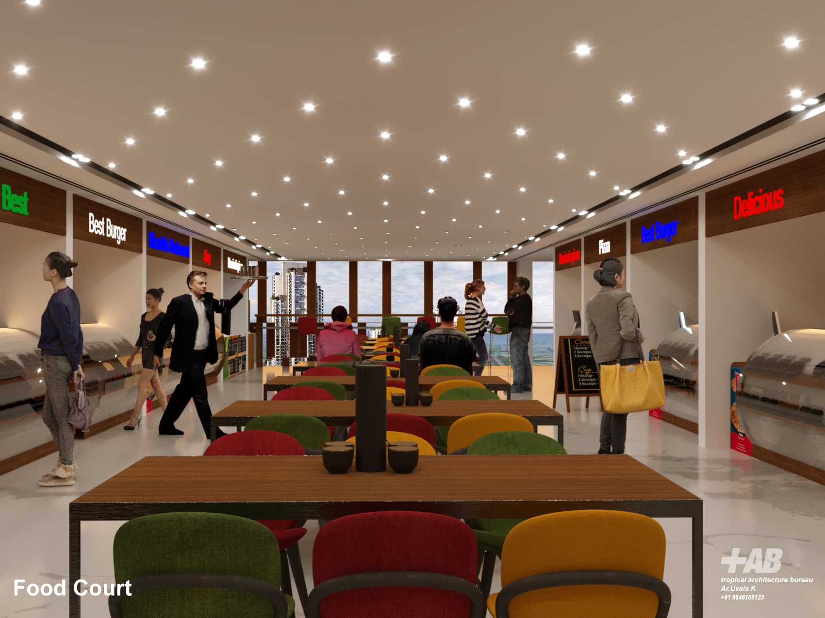 Curated Food & Retail Mix