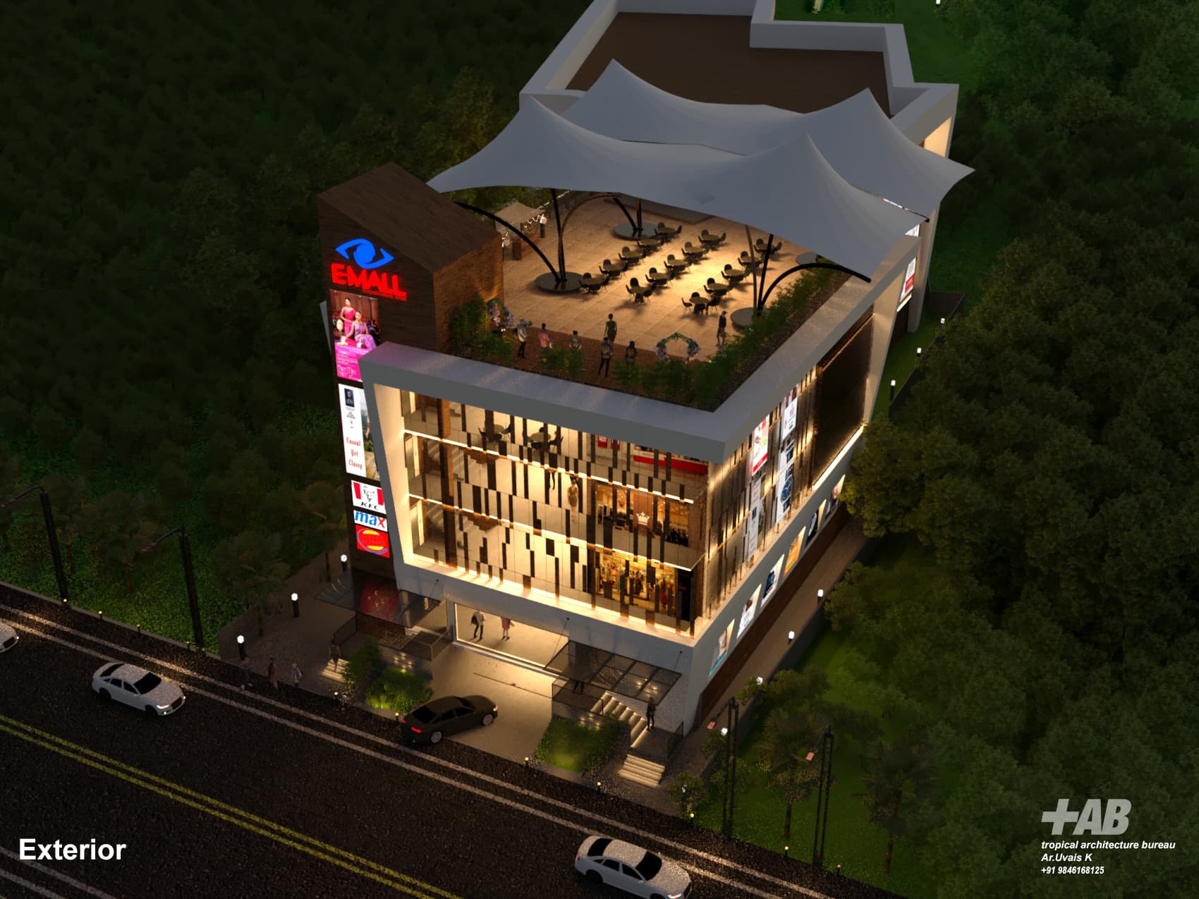 Rooftop Restaurant & Semi-Kitchen